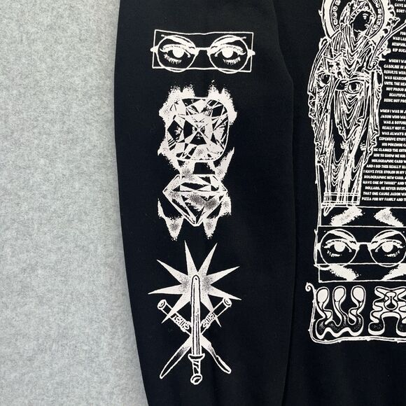 Things By Garrett Crewneck Sweatshirt Men’s Large Black Pullover - Picture 6 of 12